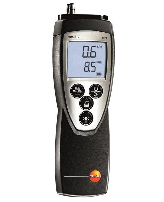 Bei der Kontrolle von Lüftungs- und Klimaanlagen können Sie das Differenzdruckmessgerät testo 512 mit Messbereich 0…200 hPa problemlos für die Überprüfung von Filtern einsetzen